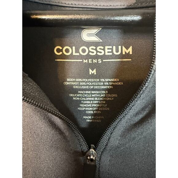 Virginia Tech x OHT Military Appreciation Camo 1/4 Zip Black Pullover - Medium - Picture 6 of 8